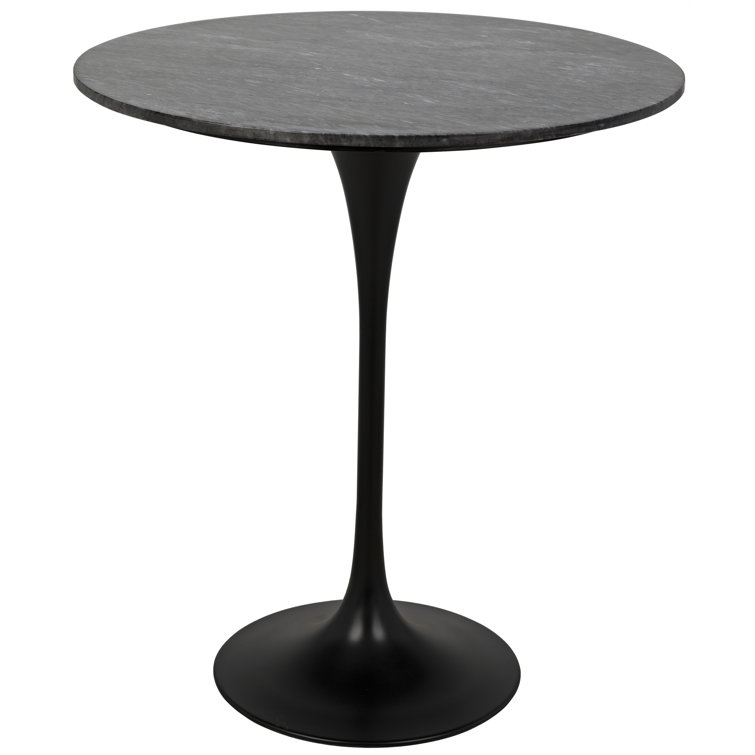 Noir Trading Inc. Laredo Counter Height 36'' Genuine Marble Pedestal Dining Table Wayfair